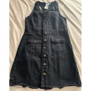 Sadie & Sage black denim overall